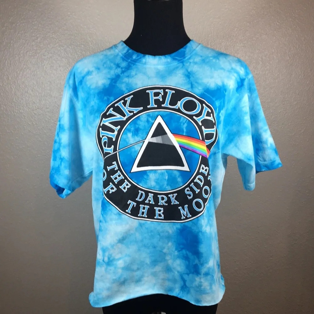 NEw* Pink Floyd Tie Dye‎ Dark Side T-Shirt